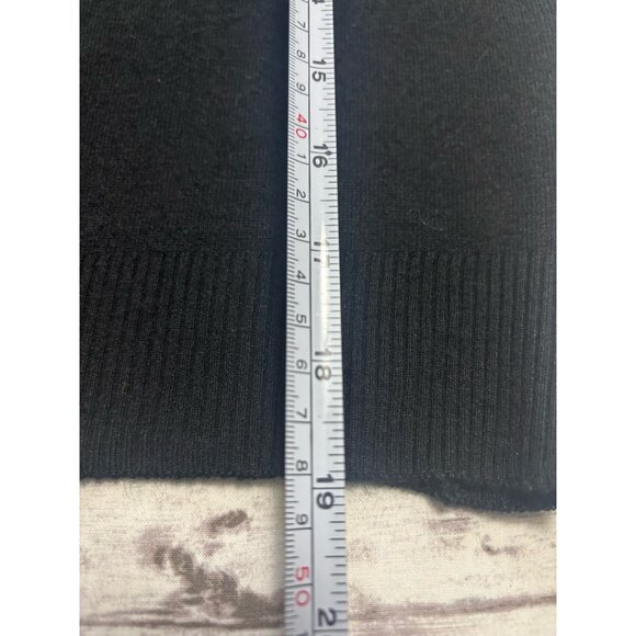 modcloth x collectif Black Cardigan Sweater Soft Heart Buttons Cropped XL - Picture 6 of 8